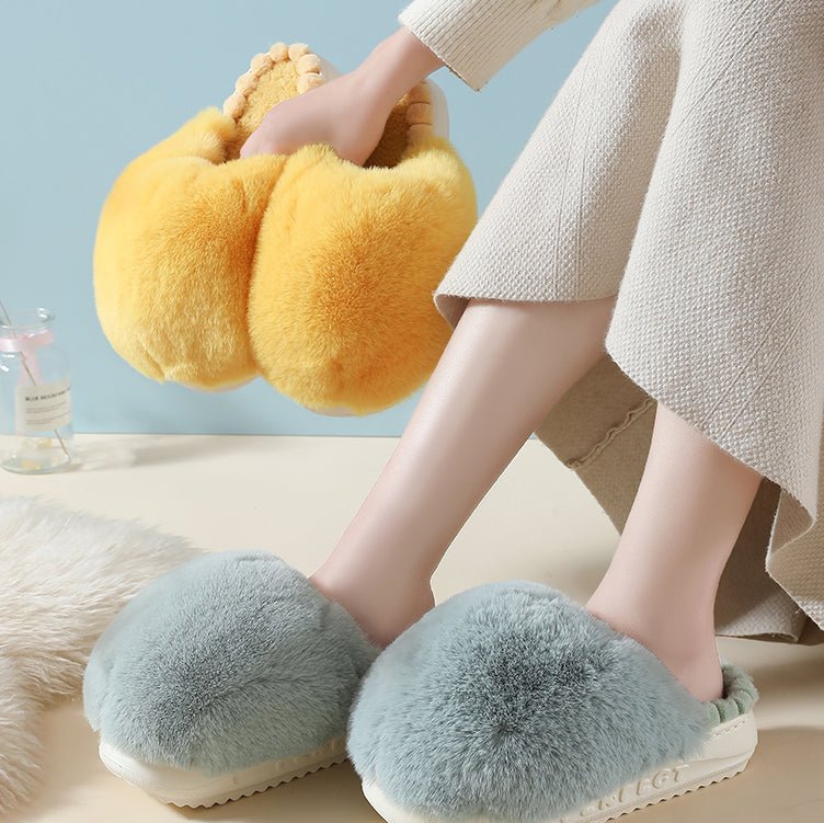 Ball Plush Slippers - Kawaii Side