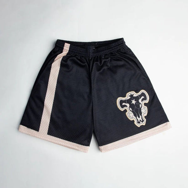 Black Clover Black Bulls Gym Shorts - Kawaii Side