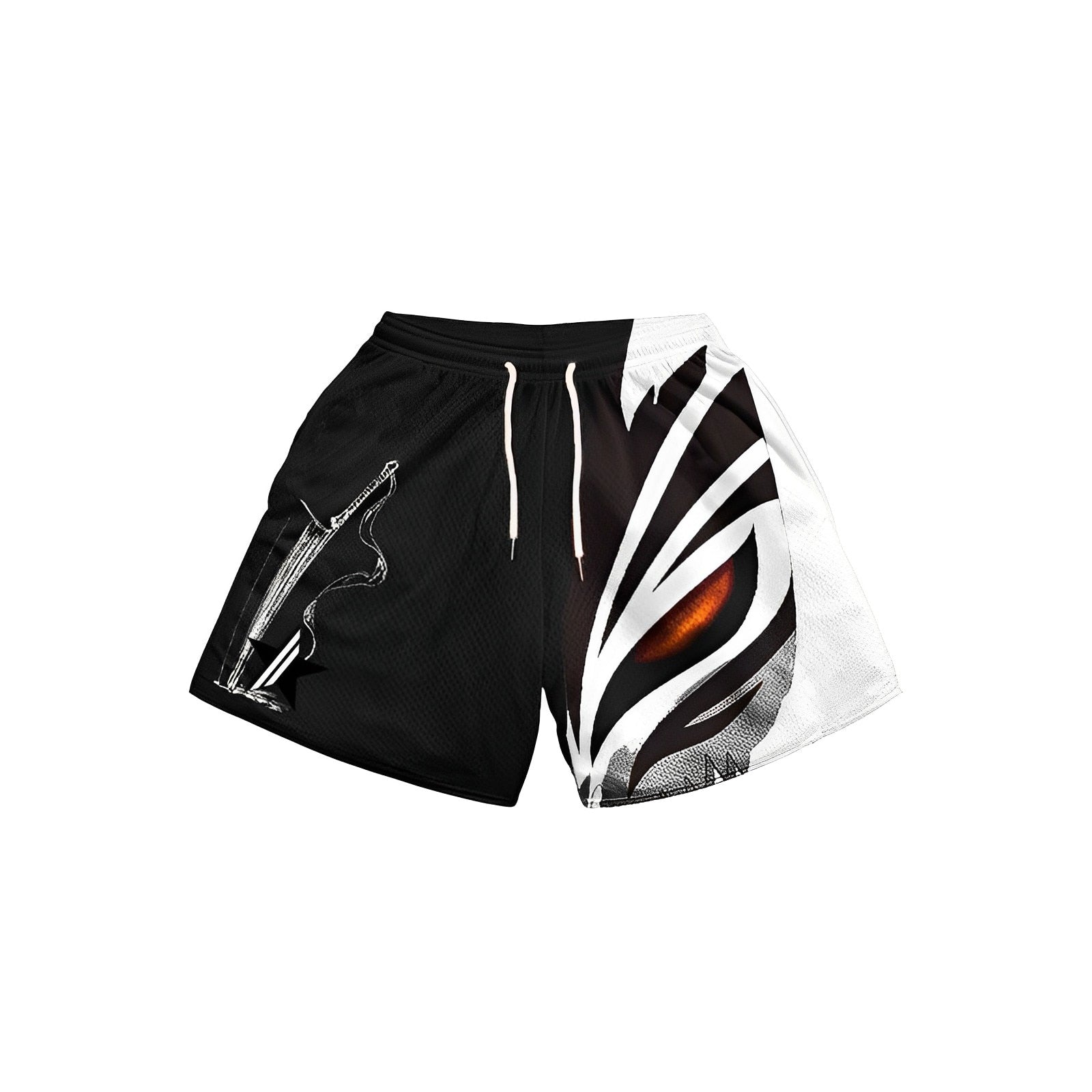 Bleach Ichigo Hollow Mode Gym Shorts - Kawaii Side