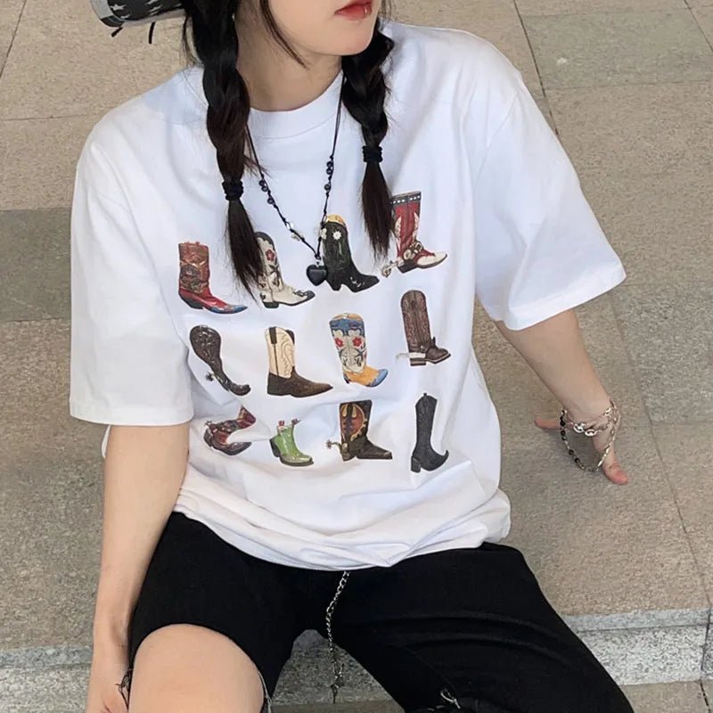 Boot Western T-Shirt - Kawaii Side