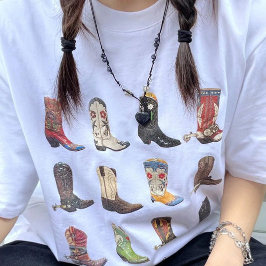 Boot Western T-Shirt - Kawaii Side