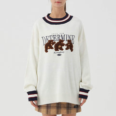 Brown Bear Sweater - Kawaii Side