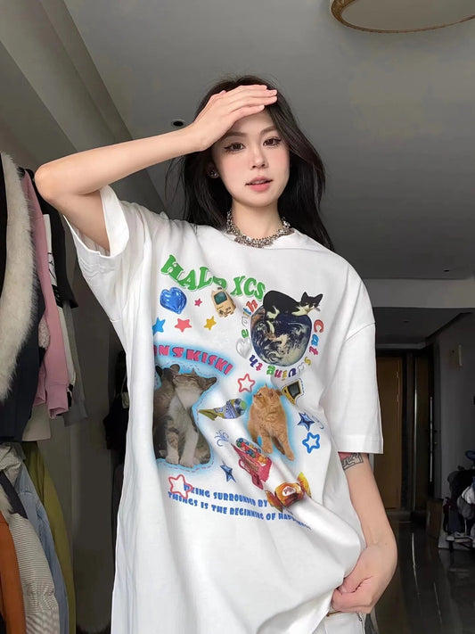 Candy Cat T-Shirt - Kawaii Side