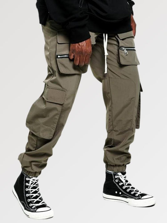 Cargo Pants Brown 'Akimodo' - Kawaii Side