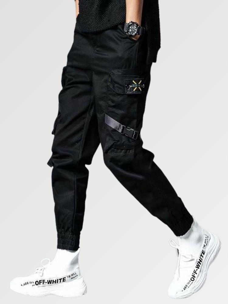 Cargo Pants Gray 'Military Techwear' - Kawaii Side