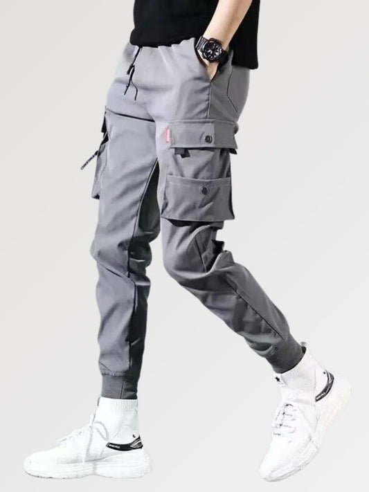 Cargo Pants Gray 'Military Techwear' - Kawaii Side