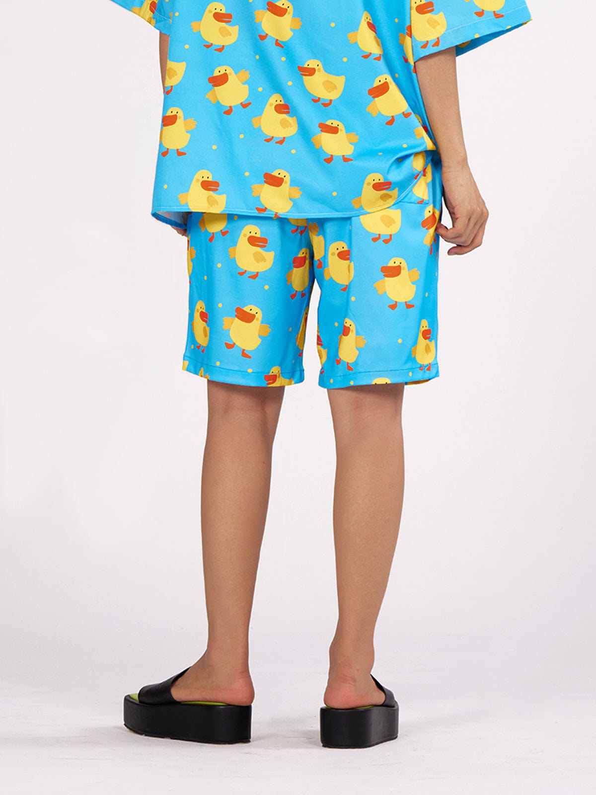 Cartoon Duck Shorts - Kawaii Side