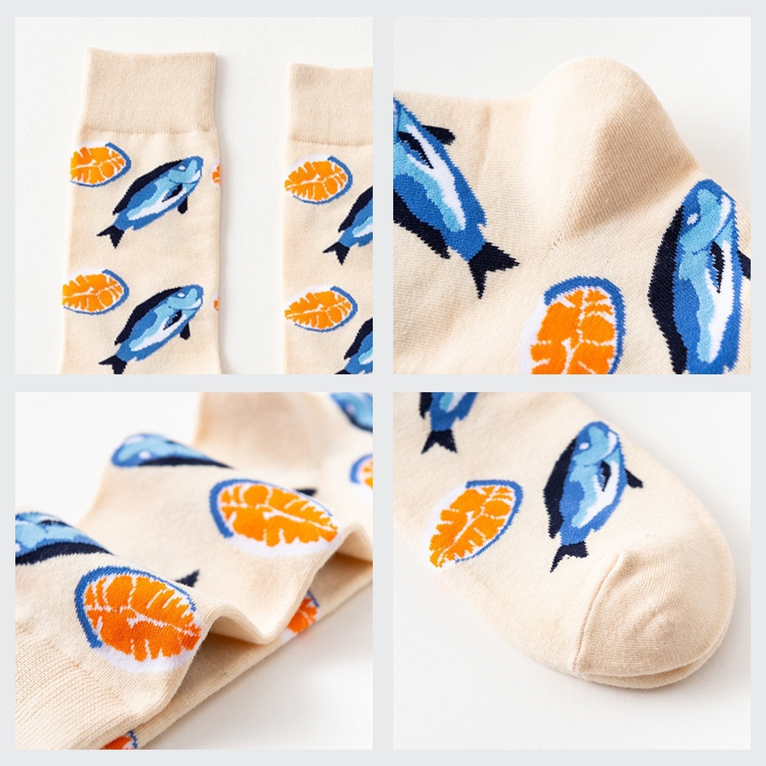 Cartoon Graffiti Socks - Kawaii Side