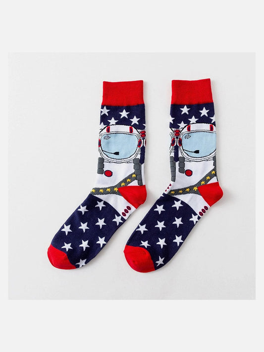 Cartoon Graffiti Socks - Kawaii Side