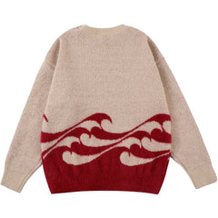 Christmas Letters Knit Sweater - Kawaii Side