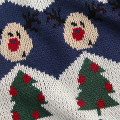 Christmas Tree Pattern Knit Sweater - Kawaii Side