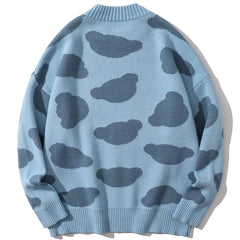 Cloud Bear Dialogue Knit Sweater - Kawaii Side