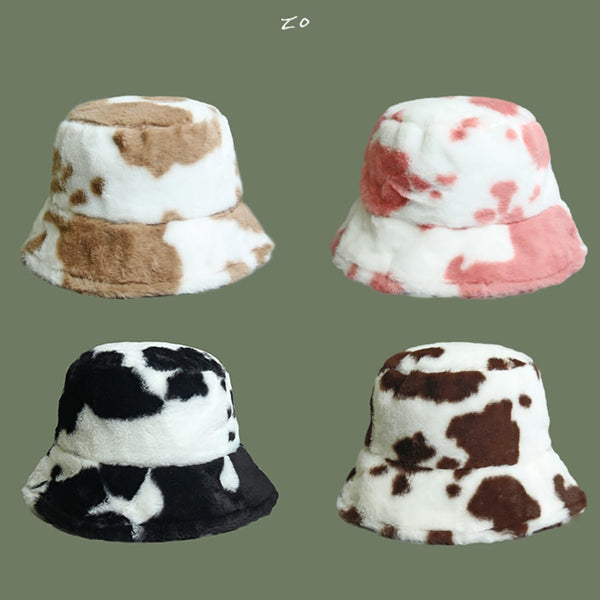 Cow Pattern Bucket Hat - Kawaii Side