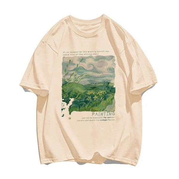 Cozy Painting T-Shirt - Kawaii Side