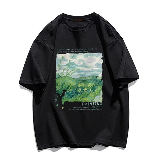 Cozy Painting T-Shirt - Kawaii Side