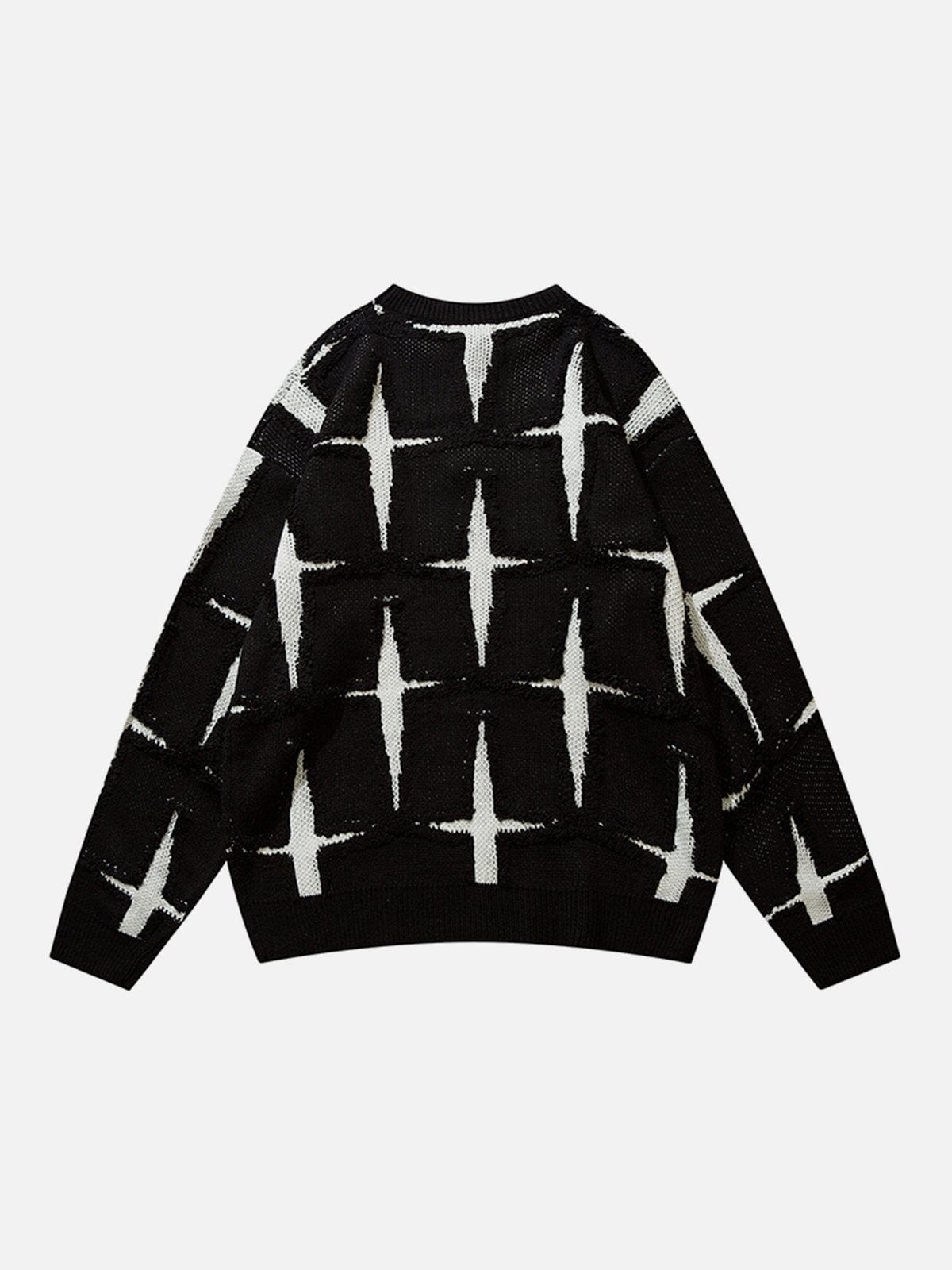 Cross Contrast Sweater - Kawaii Side