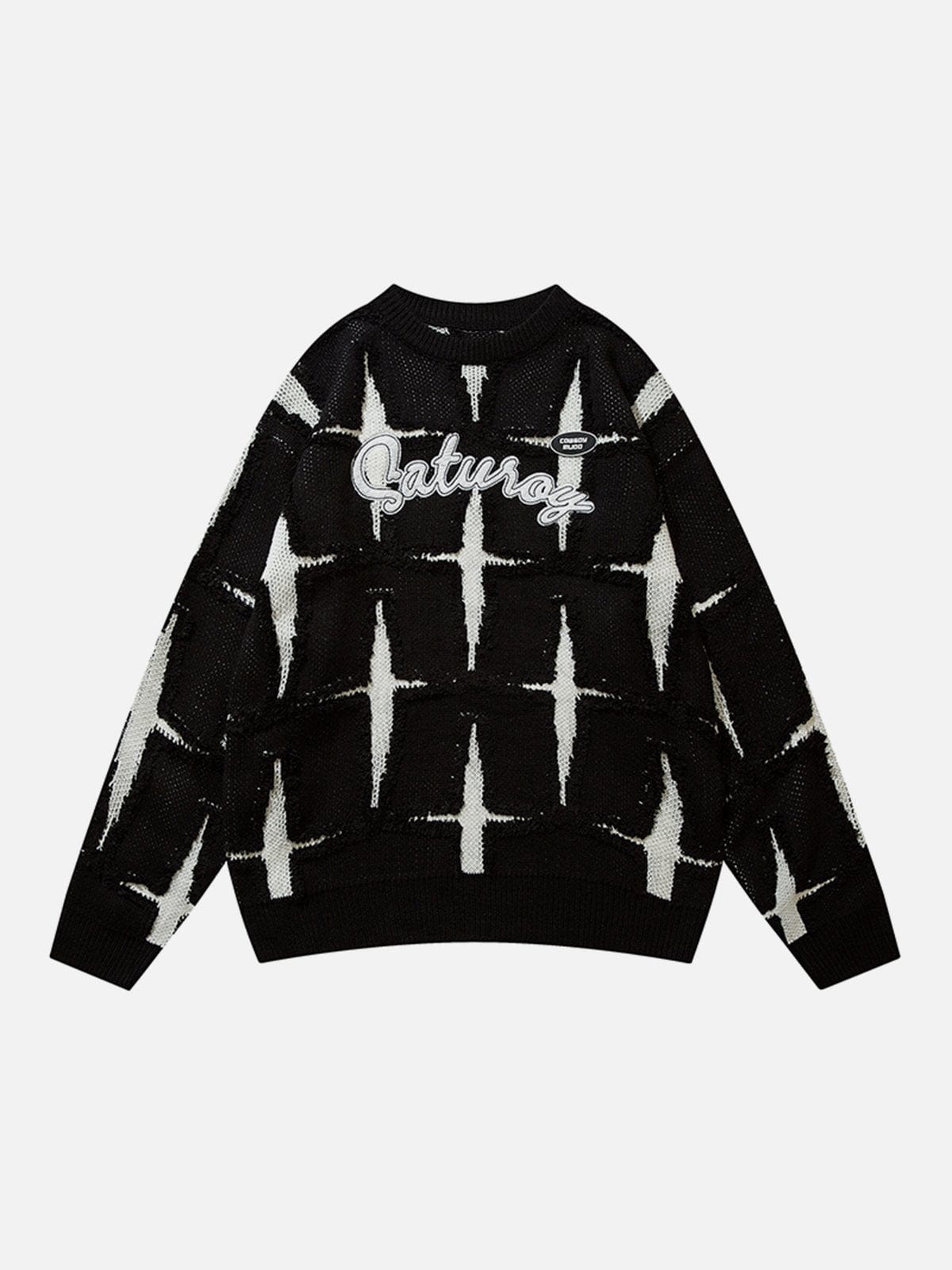 Cross Contrast Sweater - Kawaii Side