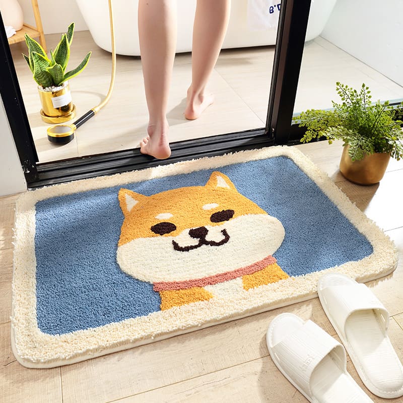 Cute Cartoon Letter Animals Friends Rugs & Mats - Kawaii Side