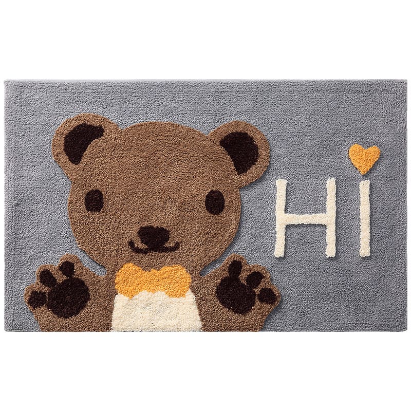 Cute Cartoon Letter Animals Friends Rugs & Mats - Kawaii Side