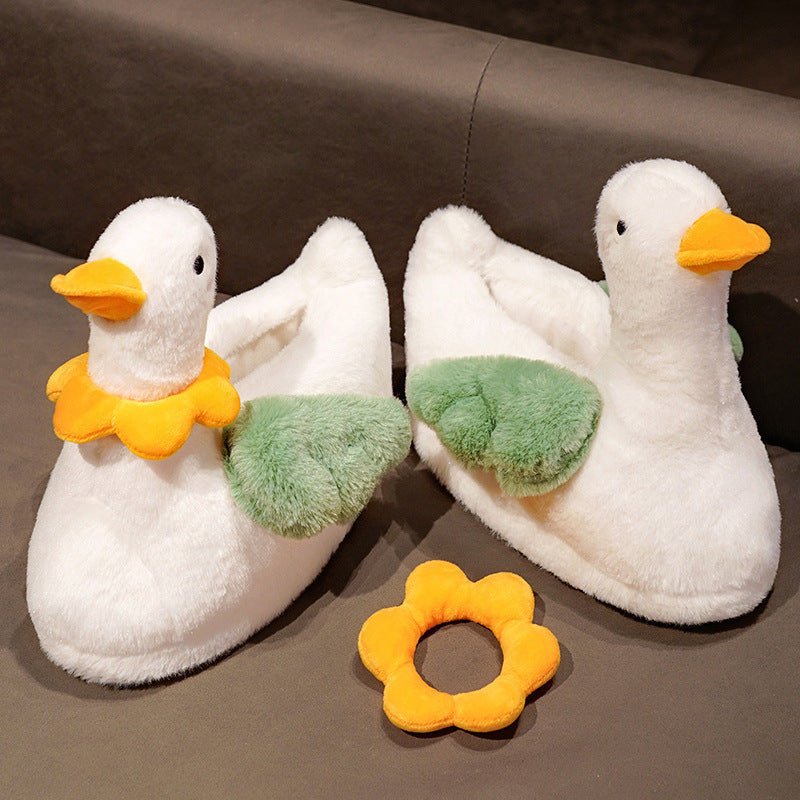 Cute Duck Plush Slipper - Kawaii Side