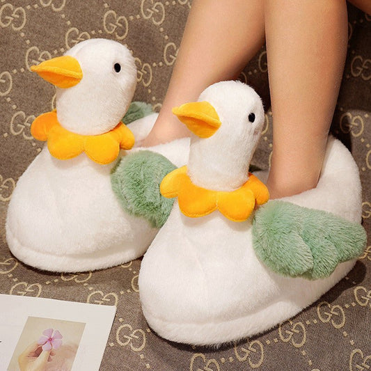 Cute Duck Plush Slipper - Kawaii Side