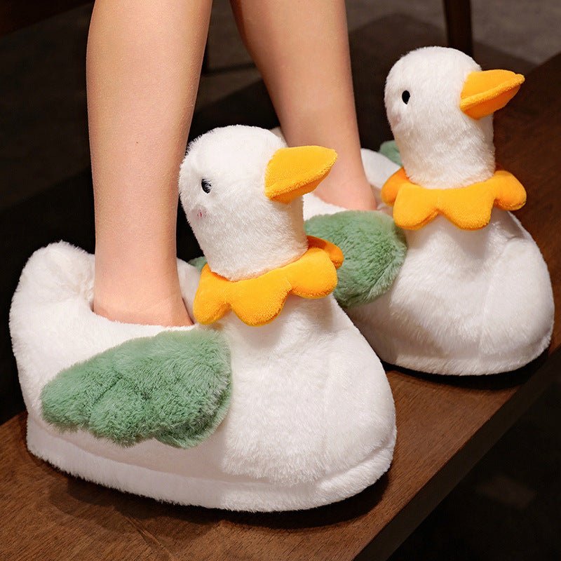 Cute Duck Plush Slipper - Kawaii Side