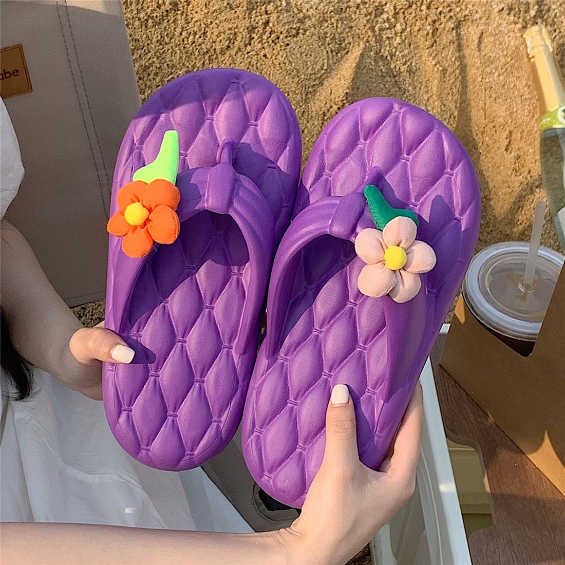 Cute Flower Slipper - Kawaii Side