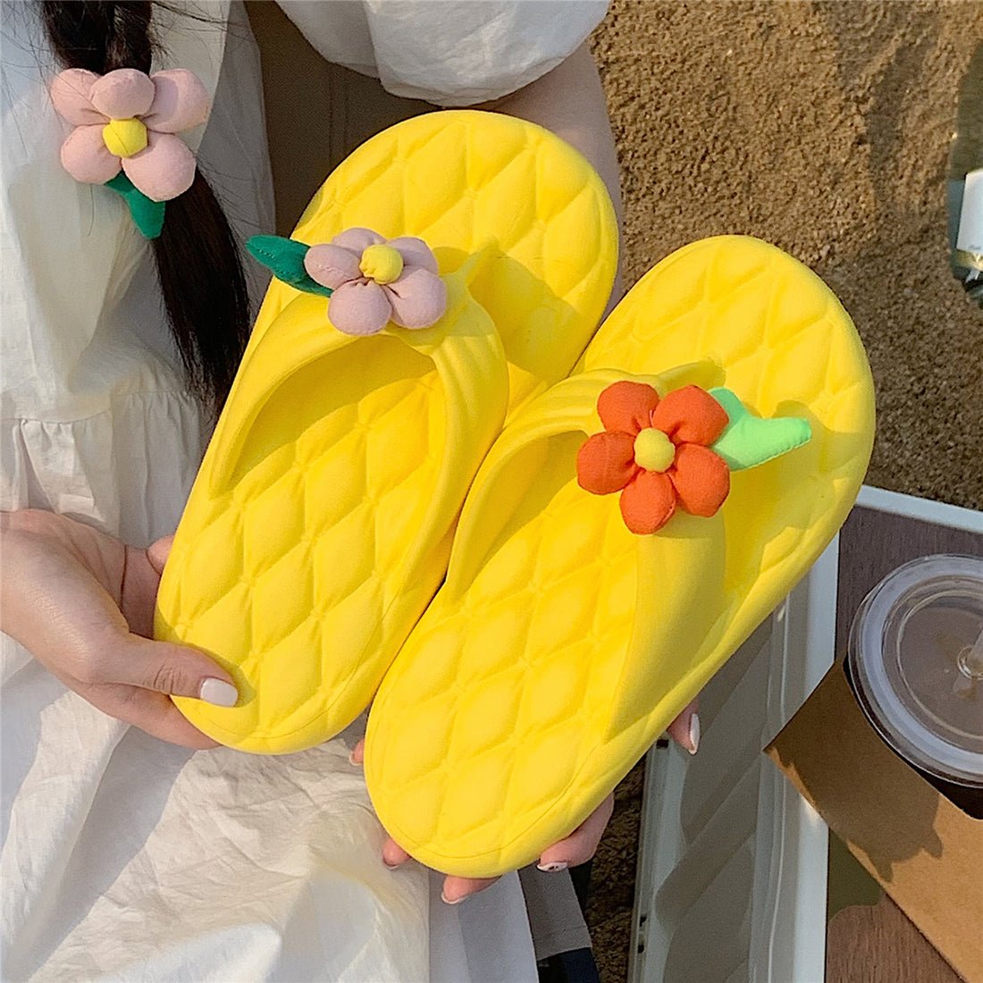 Cute Flower Slipper - Kawaii Side