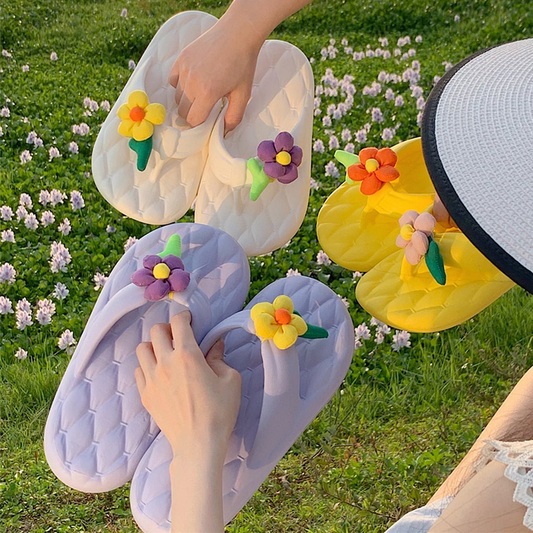 Cute Flower Slipper - Kawaii Side