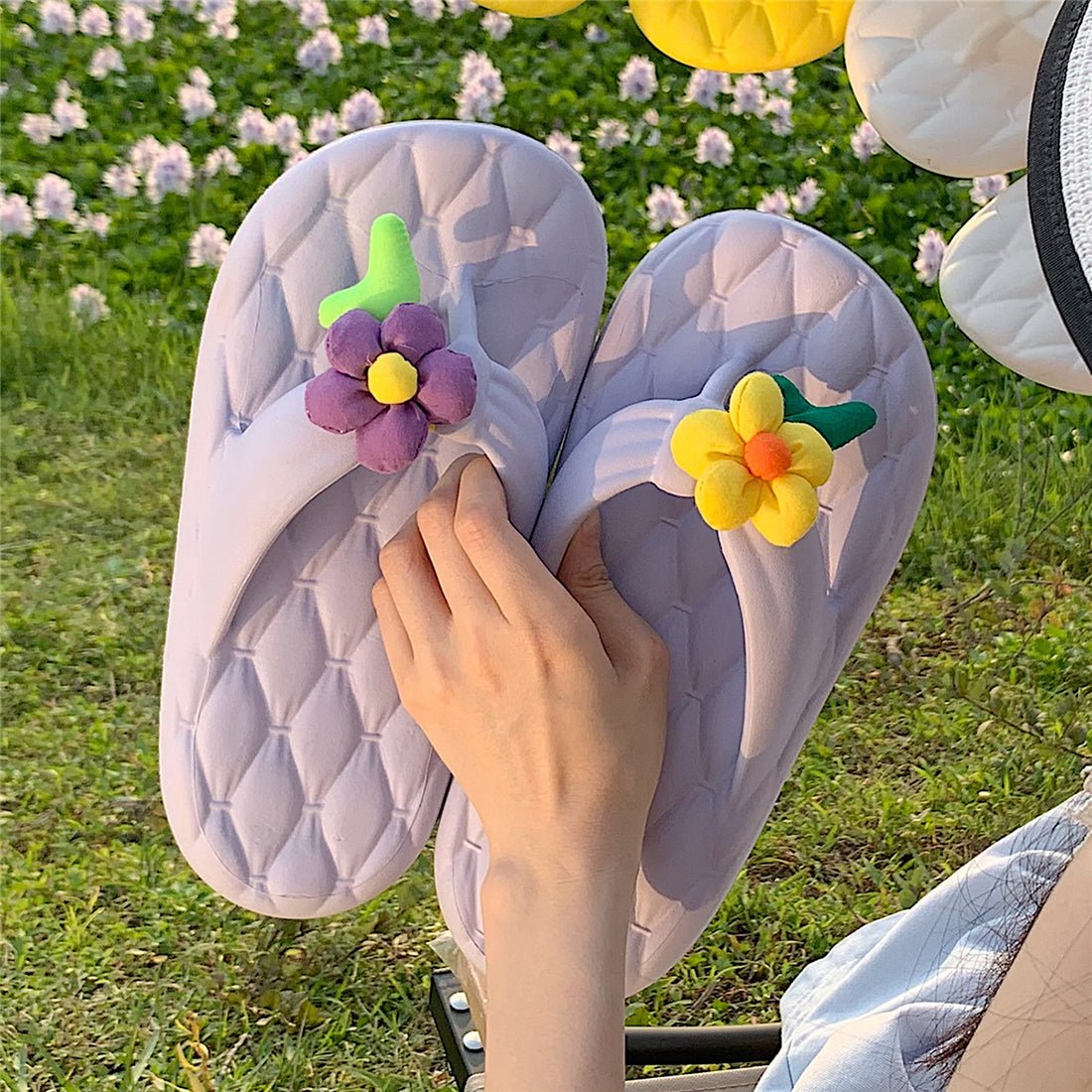 Cute Flower Slipper - Kawaii Side