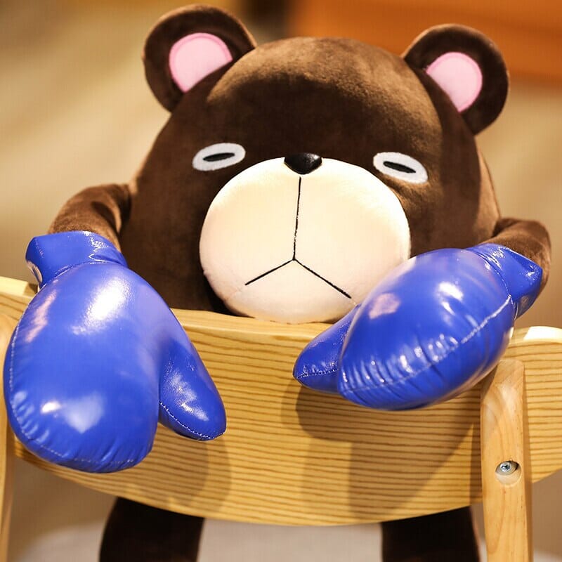 Cute Plush Anime Boxing Bear - Kawaii Side