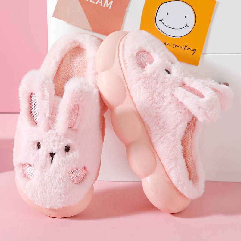 Cute Rabbit Plush Slipper - Kawaii Side
