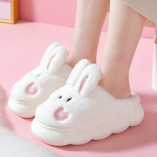 Cute Rabbit Plush Slipper - Kawaii Side