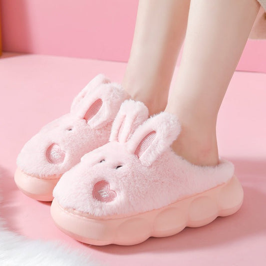 Cute Rabbit Plush Slipper - Kawaii Side