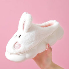 Cute Rabbit Plush Slipper - Kawaii Side