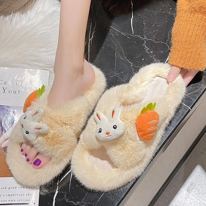 Cute Rabbit Slippers - Kawaii Side