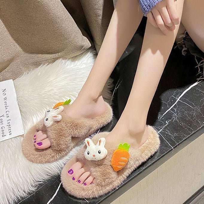 Cute Rabbit Slippers - Kawaii Side