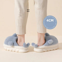 Cute Shark Plush Slipper - Kawaii Side