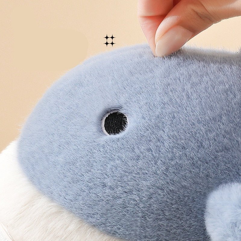 Cute Shark Plush Slipper - Kawaii Side