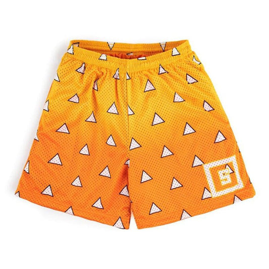 Demon Slayer Zenitsu Gym Shorts - Kawaii Side