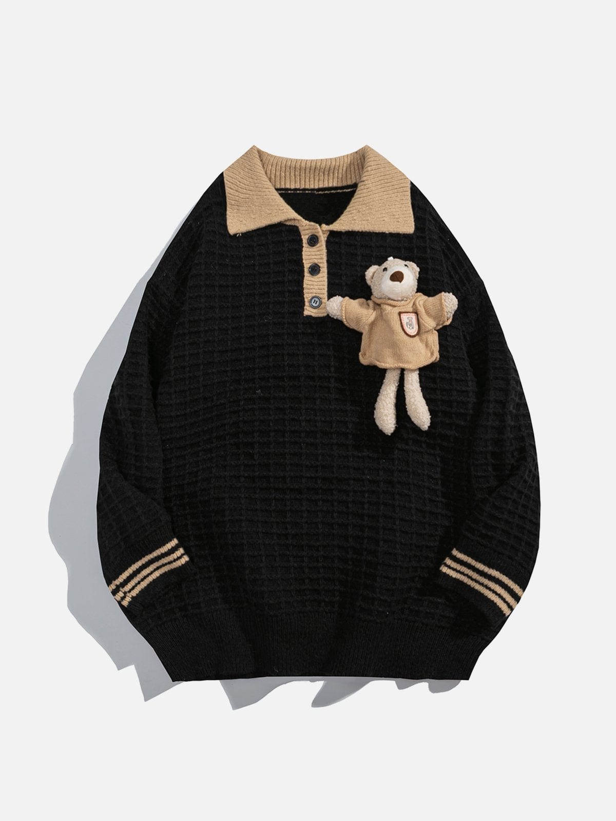 Detachable Cute Bear Sweater - Kawaii Side