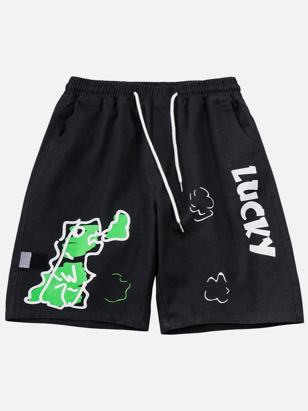 Dinosaur Spitfire Graffiti Shorts - Kawaii Side