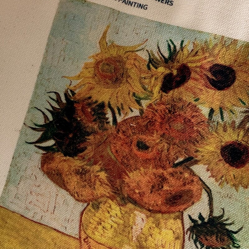 Eco Bag "Twelve Sunflowers in a Jar" Vincent Van Gogh - Kawaii Side