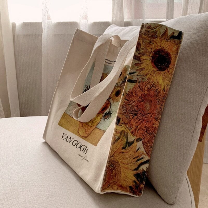 Eco Bag "Twelve Sunflowers in a Jar" Vincent Van Gogh - Kawaii Side