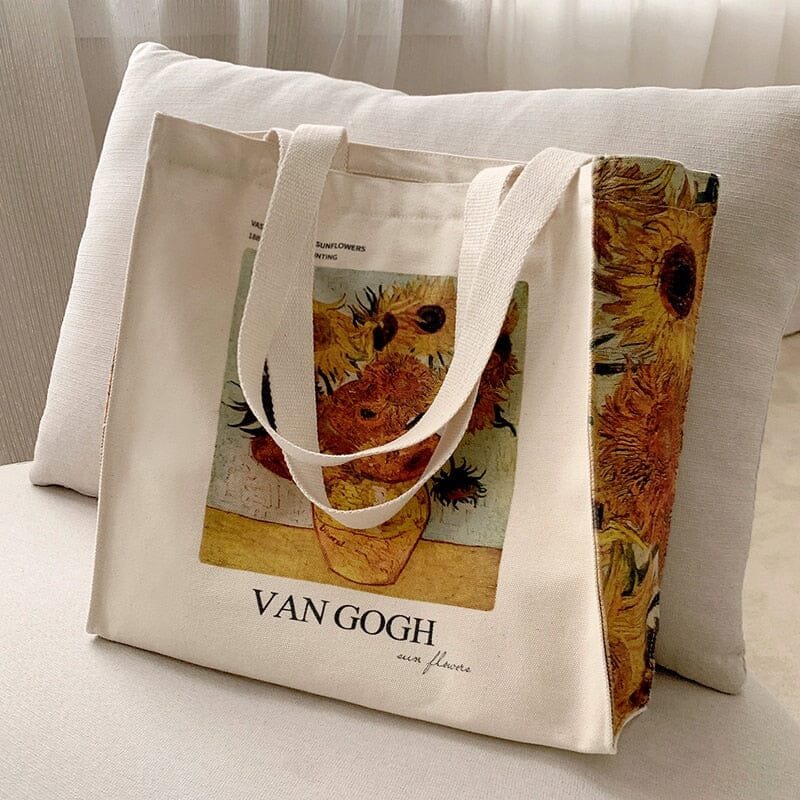 Eco Bag "Twelve Sunflowers in a Jar" Vincent Van Gogh - Kawaii Side