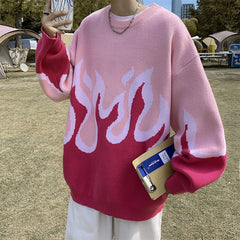 Flame Fashion Sweater - Kawaii Side