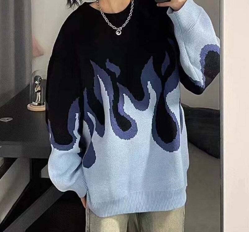 Flame Fashion Sweater - Kawaii Side