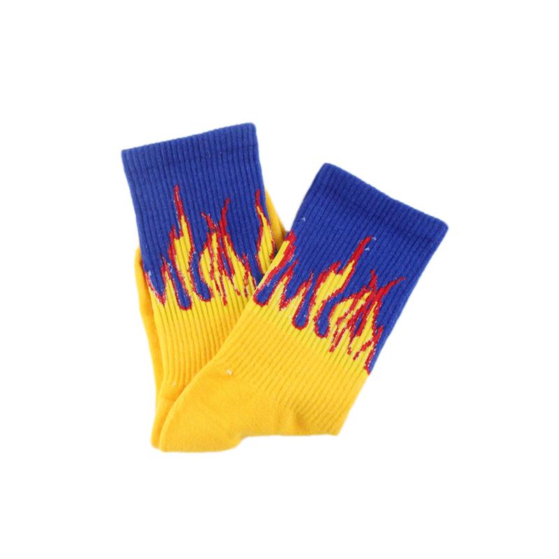 Flame Print Socks - Kawaii Side