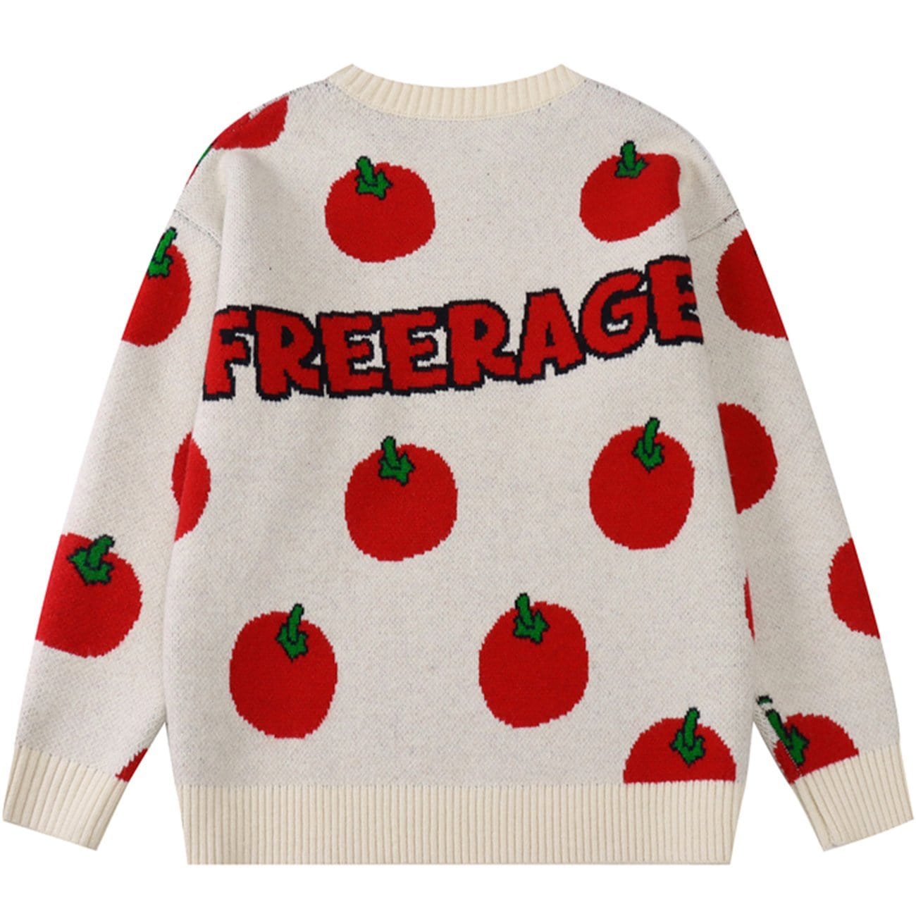 Full Tomato Knit Sweater - Kawaii Side