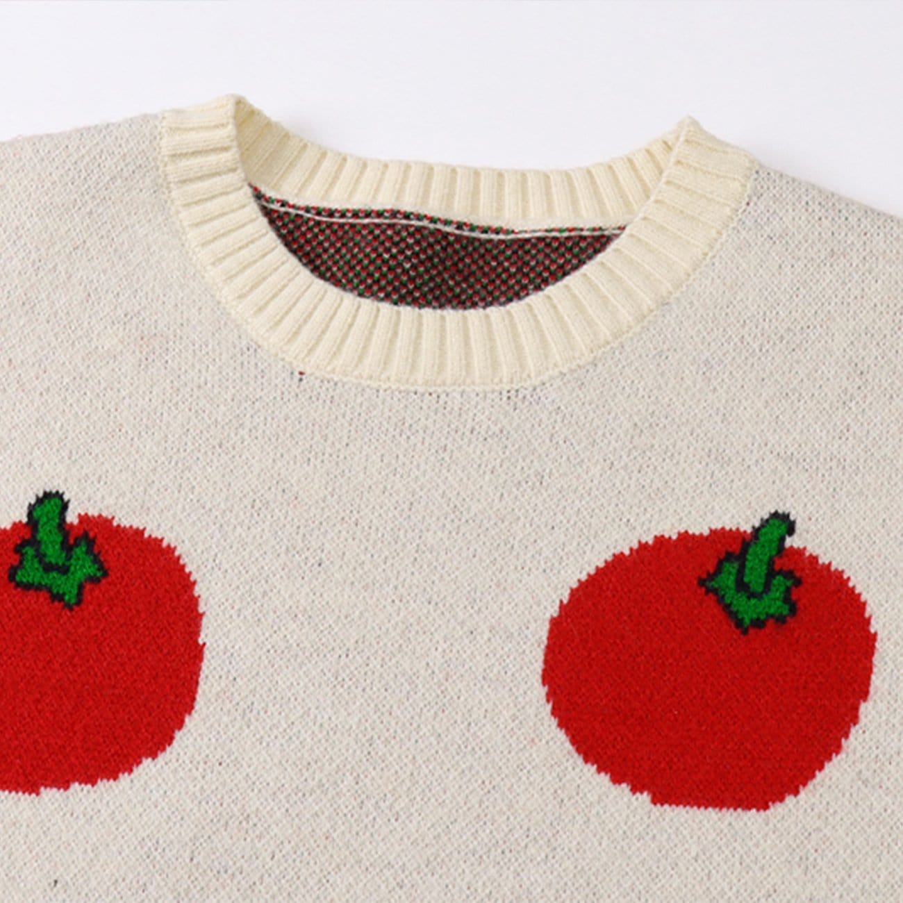 Full Tomato Knit Sweater - Kawaii Side